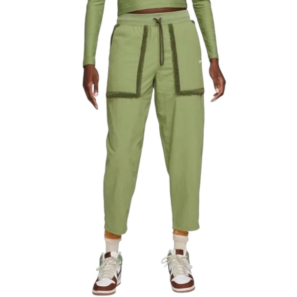 Nike Pants - NIKE Sportswear Essential Woven High-Waisted Curve Pants in Sz XS